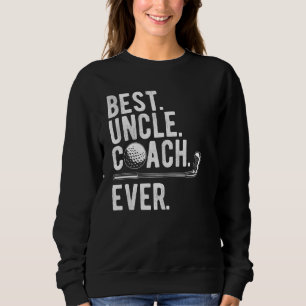 Sweatshirt Mens Golf Meilleur Oncle Entraîneur Jamais Golfeur
