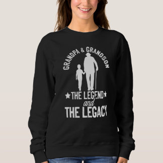 Sweatshirt Mens Grand-pa Grandson Grand-père Père