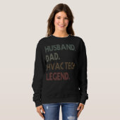 Sweatshirt Mens  HVAC Technician Husband Dad hvac tech Legend (Devant entier)
