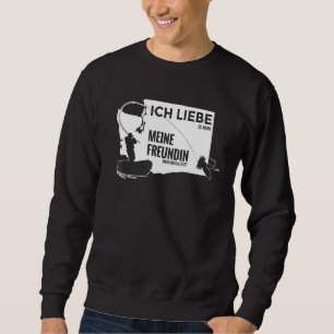 Sweatshirt Mens Ich Liebe Es Wenn Meine Frau Mich Fishing Let