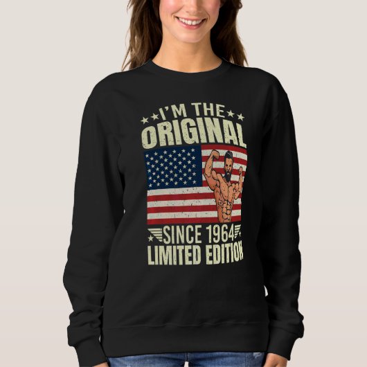 Sweatshirt Mens I'm The Original depuis 1964 Style Cool Retro (Devant)