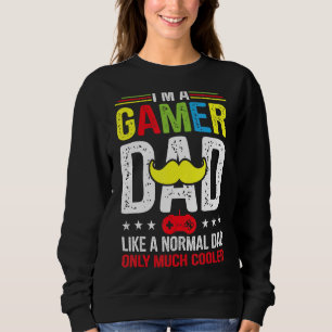 Sweatshirt Mens Je suis un gamer papa comme un papa normal je