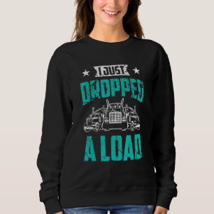 Sweatshirt Mens Je Viens De Laisser Un Camion Vintage Chargem