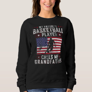 Sweatshirt Mens Joueur de basket favori m'appelle Grand-Feu