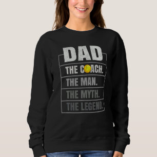 Sweatshirt Mens Lacrosse Coach Papa Homme Mythe Légende Lacro