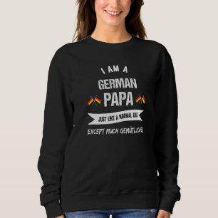 Sweatshirt Mens Le Meilleur Père Allemand Papa Allemand Papa 