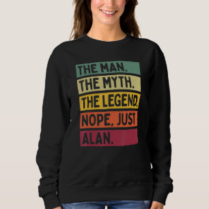 Sweatshirt Mens L'Homme Le Mythe La Légende Non Seulement Ala