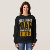 Sweatshirt Mens Master Technician Dad   Like a Regular Dad bu (Devant entier)