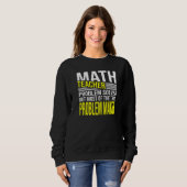 Sweatshirt Mens Math Enseignant Problème Solveur Mais La Plup (Devant entier)