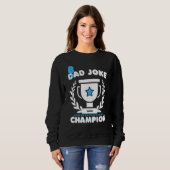 Sweatshirt Mens Mauvaise plaisanterie Papa Plaisanter Champio (Devant entier)