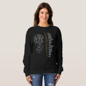 Sweatshirt Mens Mens Tableau de mesure de la barbe Longueur d (Devant entier)