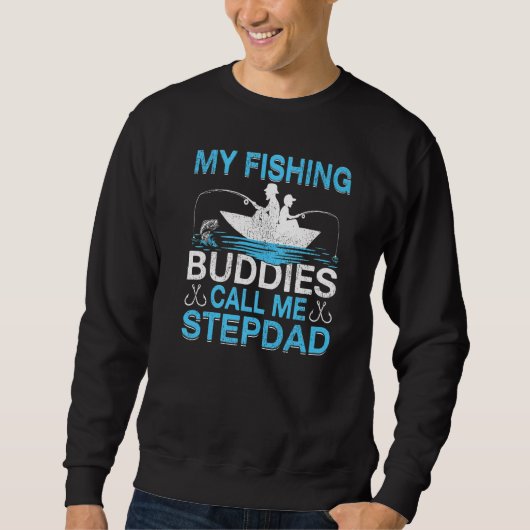 Sweatshirt Mens Mes Épouses De Pêche Appelez Stepdad Pêche Fa (Devant)