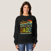 Sweatshirt Mens Mes Favoris Appelez-Moi Papa Papa Papa Père 2 (Devant entier)