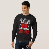 Sweatshirt Mens Mon Enseignant Préféré M'Appelle Grampa Ensei (Devant entier)