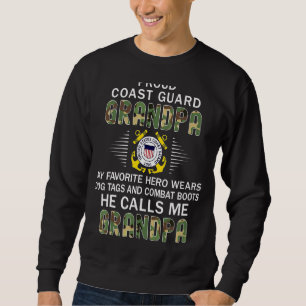 Sweatshirt Mens Mon Héros Préféré Porte Des Bottes De Combat
