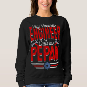 Sweatshirt Mens Mon ingénieur préféré m'appelle Pepaw Ingénie