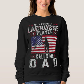 Sweatshirt Mens Mon Lecteur De Crosse Préféré M'Appelle Papa