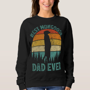 Sweatshirt Mens Mongolie Vintage Meilleur papa mongole jamais