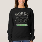 Sweatshirt Mens Moped Whisper Ddr Moped S51 Suhl 2 Stroke Sim (Devant)