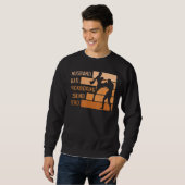 Sweatshirt Mens Muay Thai Citation De Boxe Pour Votre Kickbox (Devant entier)