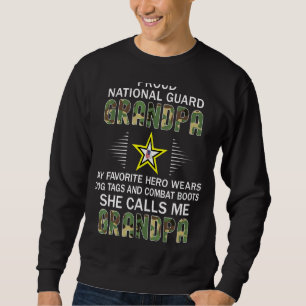 Sweatshirt Mens My Favori Hero Wears Combat Boots National