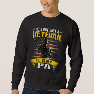 Sweatshirt Mens N'Est Pas Seulement Un Vétérinaire Il Est Mon