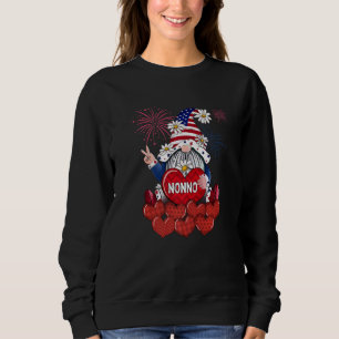 Sweatshirt Mens Nonno Gnome Aime Sweet Heart Américain 4ème D