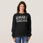 Sweatshirt Mens Pancake Papa Fabriquant Des Pancakes Père (Devant entier)