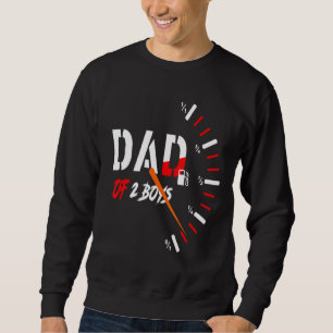 Sweatshirt Mens Papa De 2 Garçons Père Ou Grand-Père De 2 Enf