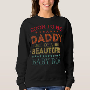Sweatshirt Mens Papa Faire-part Bientôt Être Un Papa D'Un Bea