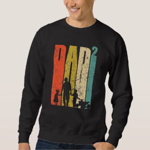 Sweatshirt Mens Papa High 2 Naissance Père Naissance Double P