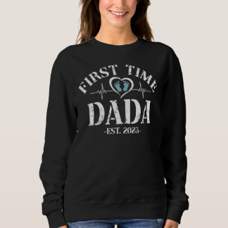 Sweatshirt Mens Première Fois Dada 2023 Fête des pères Bientô