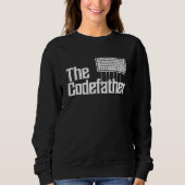Sweatshirt Mens  Programmer Dad The Codefather Coder Father's (Devant)