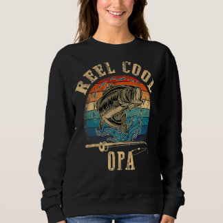 Sweatshirt Mens Reel Cool Opa Pêcheur Fête des pères Pêche