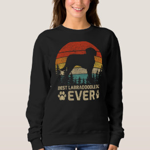 Sweatshirt Mens Retro Vintage Best Labradoodle Papa Jamais Fa