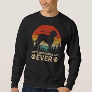 Sweatshirt Mens Retro Vintage Best Labradoodle Papa Jamais Fa