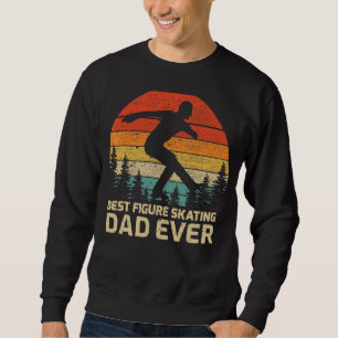 Sweatshirt Mens Retro Vintage Meilleur patinage artistique Pa