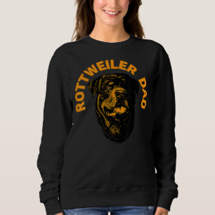 Sweatshirt Mens Rottweiler Rottie Papa papa papa père père