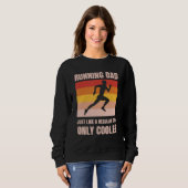 Sweatshirt Mens  Running For Mens Dad Marathon Runner Coach M (Devant entier)