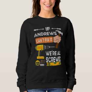 Sweatshirt Mens Si Andrews Ne Pouvait Pas Le Corriger, Il Éta