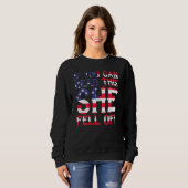 Sweatshirt Mens Si Vous Pouvez Lire Cela Elle Est Tombée De M (Devant entier)