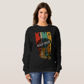 Sweatshirt Mens Strong Black King Juneteeth afro-américain (Devant entier)