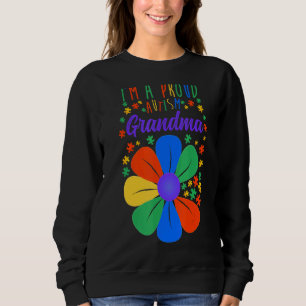 Sweatshirt Mens Tournesol Fier Autisme Grand-père Autisme