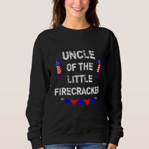 Sweatshirt Mens Uncle Of The Little Firecrackers American 4th