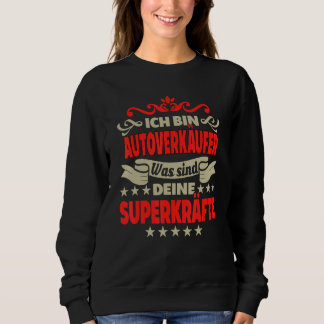 Sweatshirt Mens Vendeur de voiture Travail Emploi Traiteur de