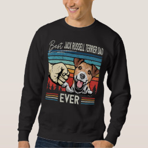 Sweatshirt Mens Vintage Best Jack Russell Terrier Papa Pour F