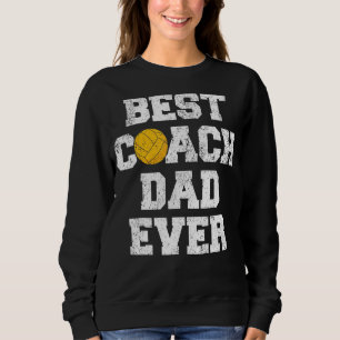 Sweatshirt Mens Vintage déprimé Best Water Polo Entraîneur Pa