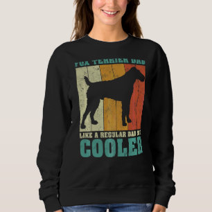 Sweatshirt Mens Vintage Retro Fox Terrier Papa Comme Un Ordin