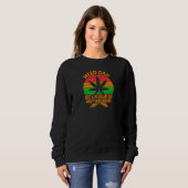 Sweatshirt Mens Weed Dad Like A Regular Dad Only Way Higher (Devant entier)