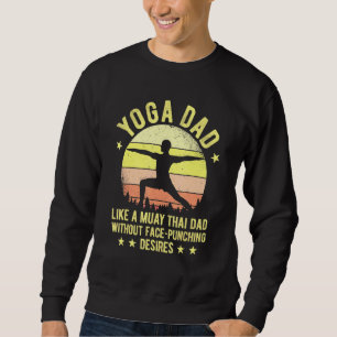 Sweatshirt Mens Yoga Papa Comme Un Muay Thai Papa Sans Face P